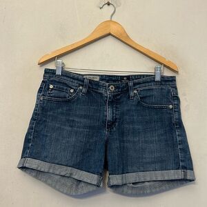 Adriano Goldschmied denim cuffed shorts The City Shorts Size 10 EUC